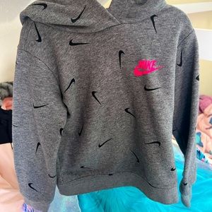 🏀💘 Nike Girls' Sportswear Swooshfetti Pullover Hoodie 🏀💘